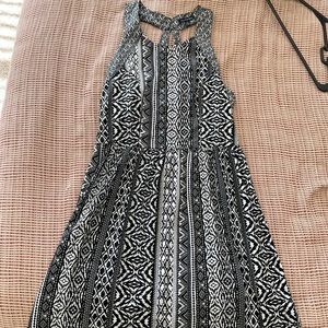 Cross Cross Back Dress